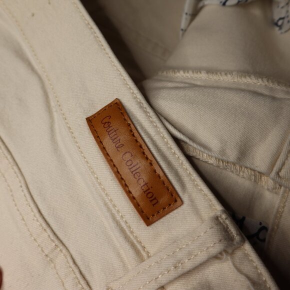 Next Jeans Couture Collection, Skinny fit, Size 12, Regular Length, Cream Color - Picture 5 of 5